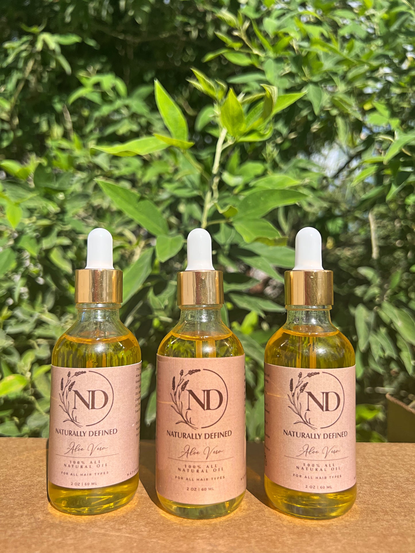 100% All-Natural Hair Oil - 2OZ